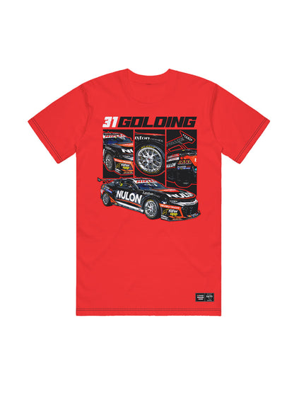 PremiAir Nulon Racing Golding #31 Graphic T-Shirt