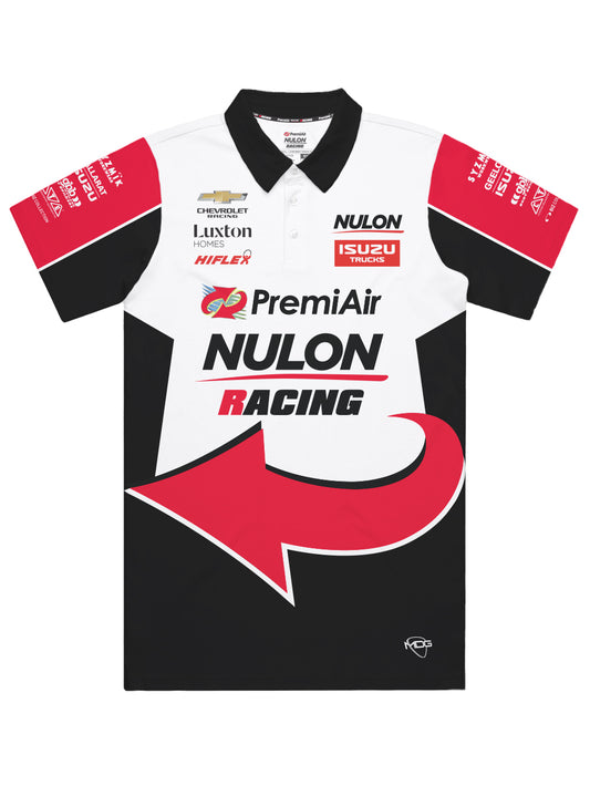 PremiAir Nulon Racing Team Unisex White/Red Polo